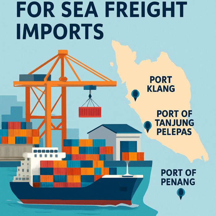 Malaysian ports for sea freight