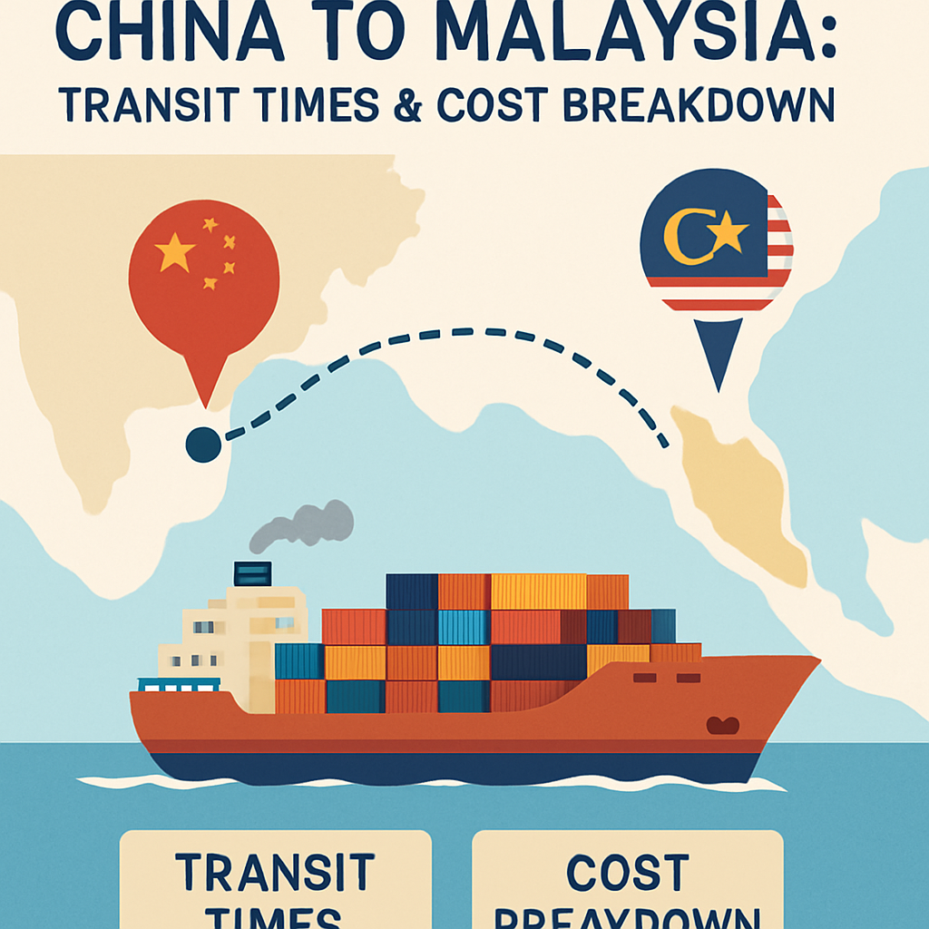 Read more about the article Sea Freight from China to Malaysia: Transit Times, Cost Breakdown & Container Shipping Guide