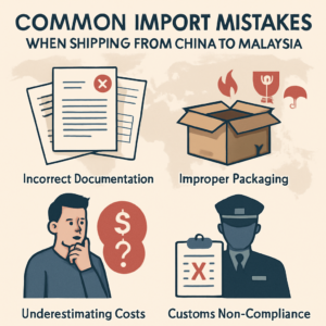 Read more about the article Top China to Malaysia Import Mistakes: Customs Clearance, Documentation & Shipping Errors Explained